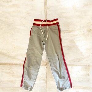 Rawlings baseball Gray and Red men's Adult Vintage 80  size 30 Made in USA L35